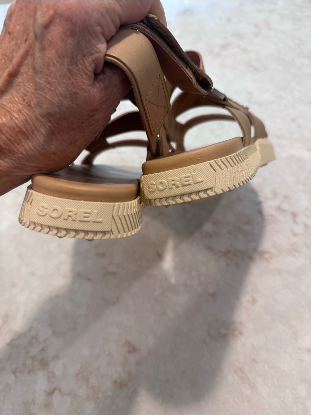 Sorel sandals. Nude color - Picture 10 of 10